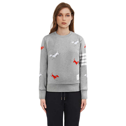 Puppy embroidery Hoodie THOM TREND