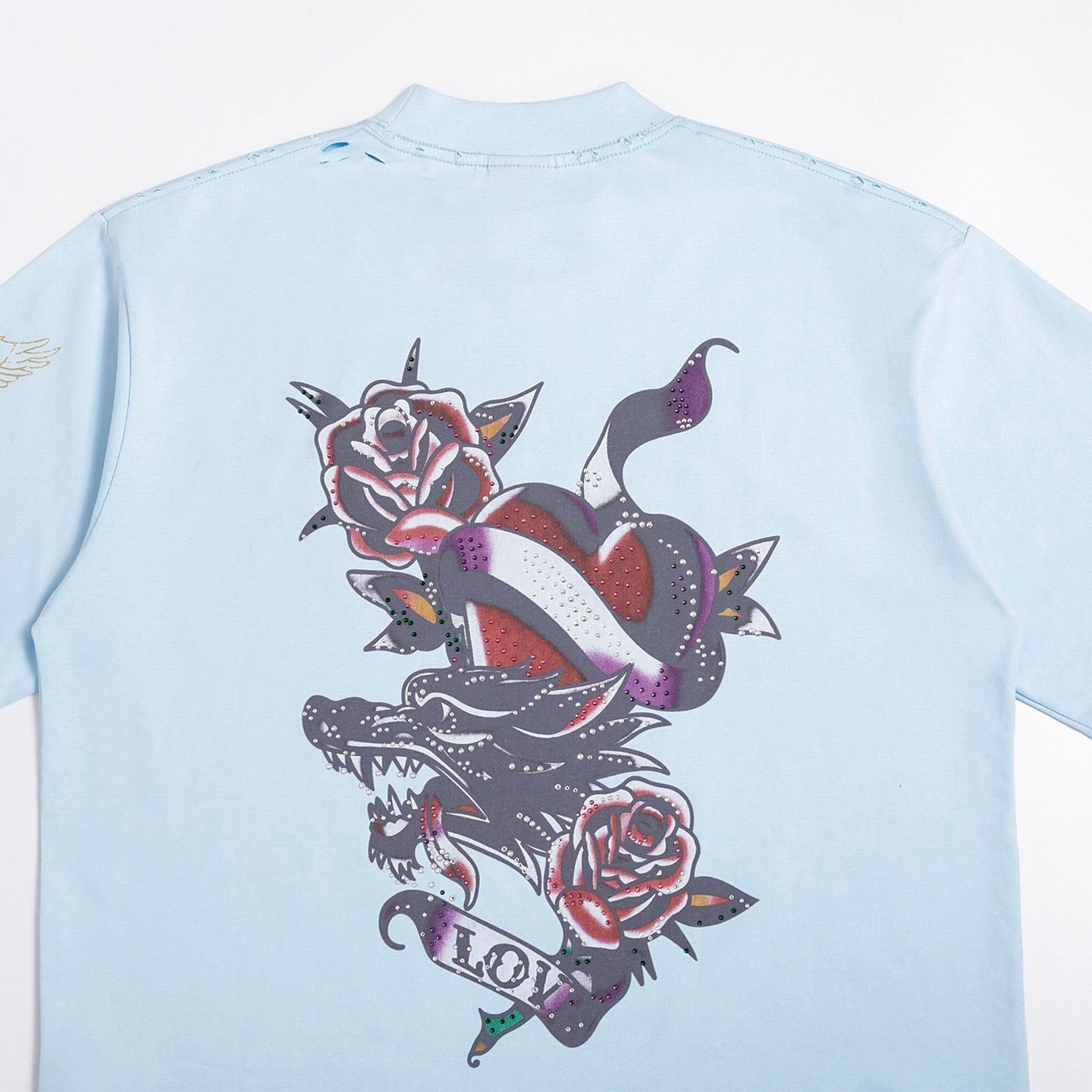 printed embroidered T-shirt THOM TREND