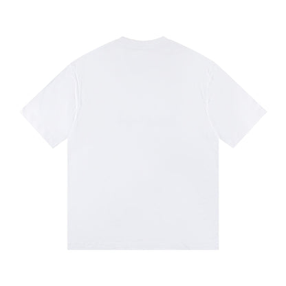 Letter embroidered T-shirt THOM TREND