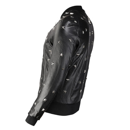 New-Black Cowhide Jacket