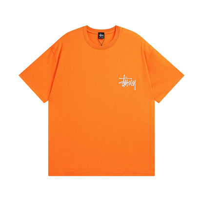 Ice cube pattern short-sleeved T-shirt