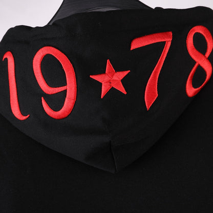 2025SS Unisex Black Hoodie