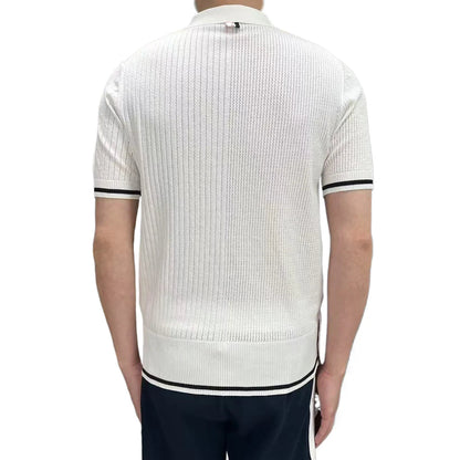 2025SS  Knitted POLO shirt THOM TREND