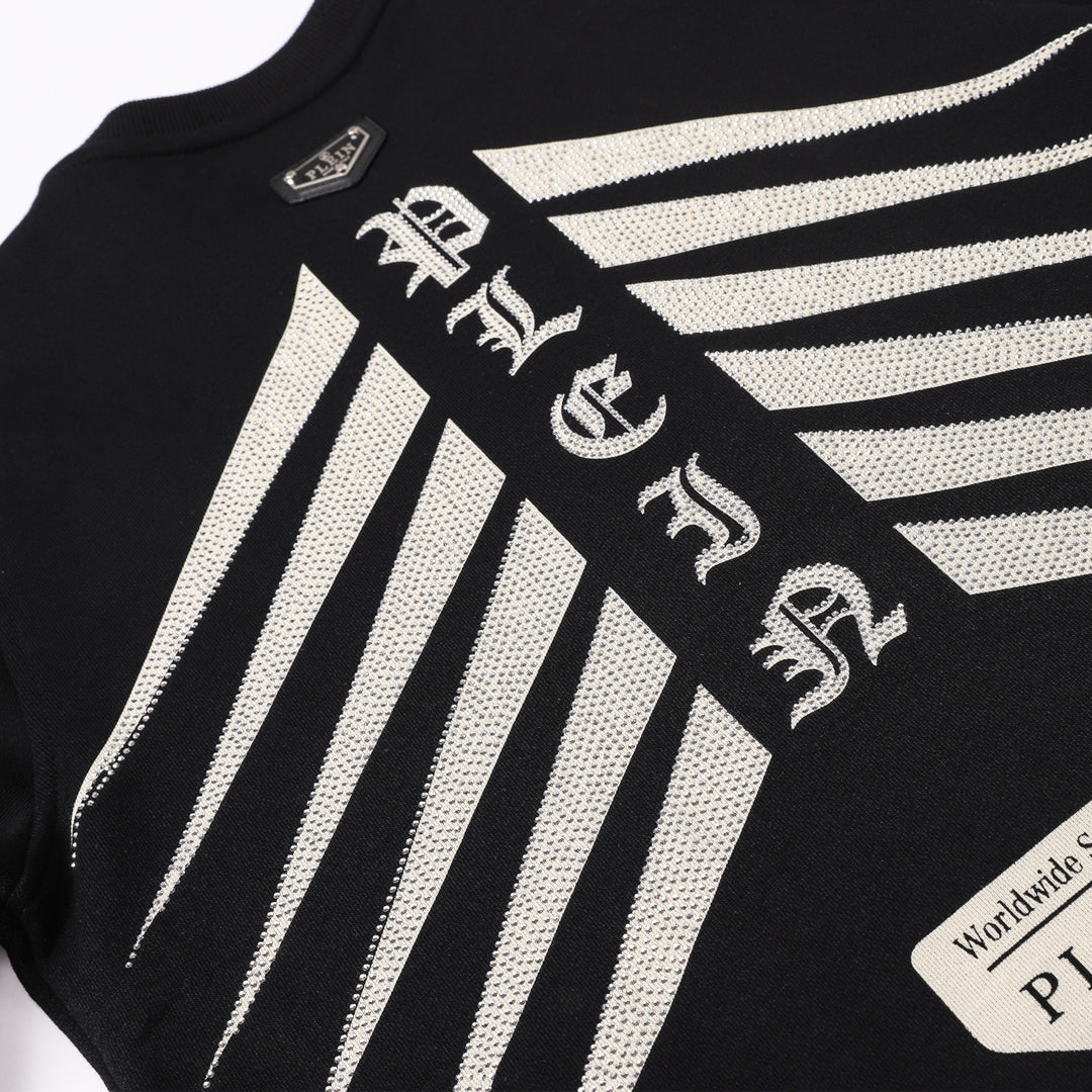 New-2025SS Unisex Black Hoodie