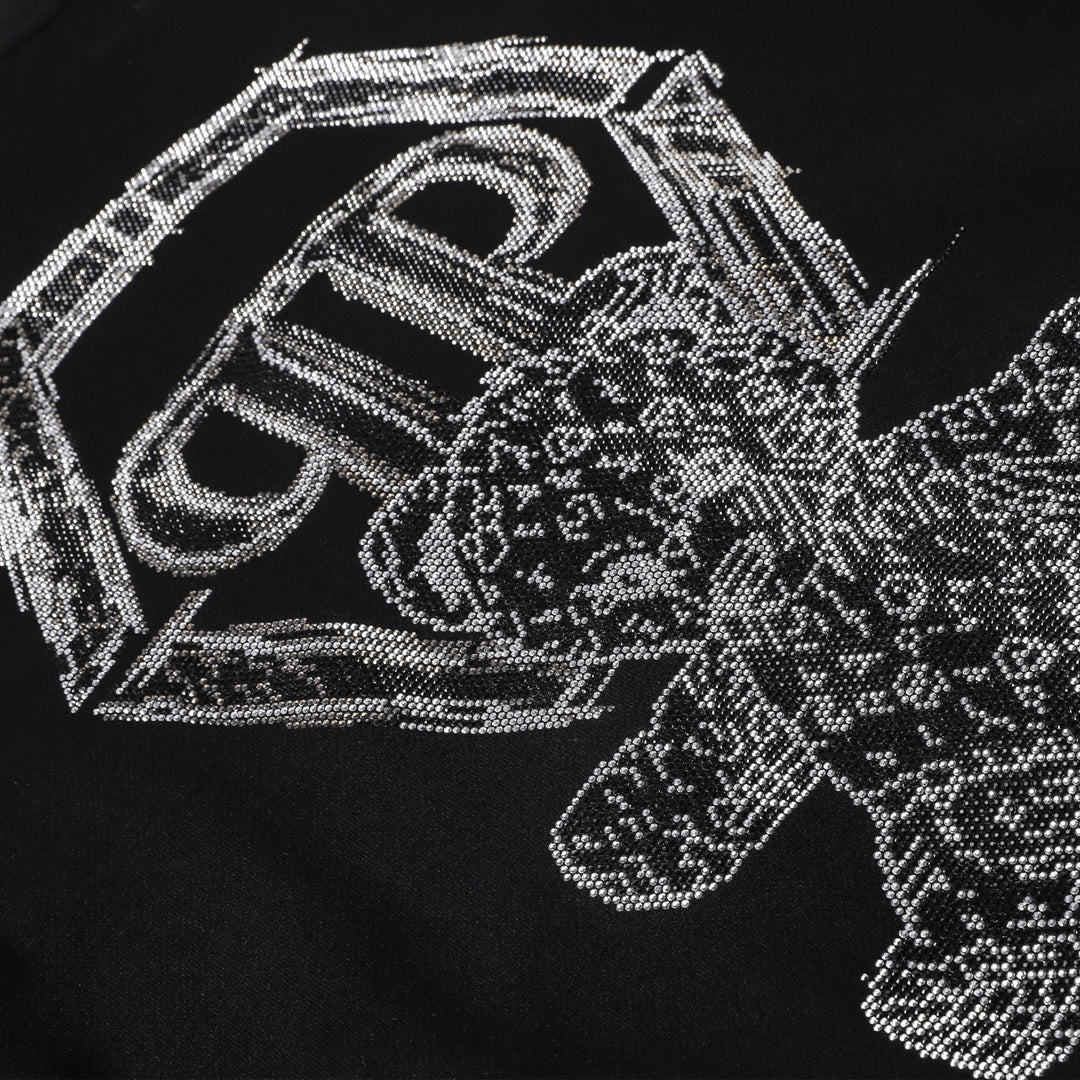 New-2025 Sports Black Hoodie