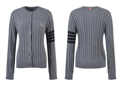 Women's crew neck jacket