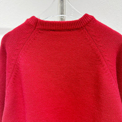 2025SS  Christmas red pullover sweater THOM TREND