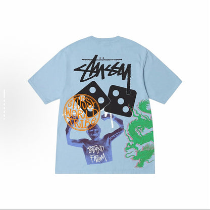 Printed short sleeves