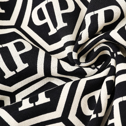 New 2025SS Sports Black Hoodie