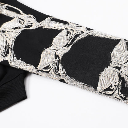 New-2025SS Sports Black Hoodie