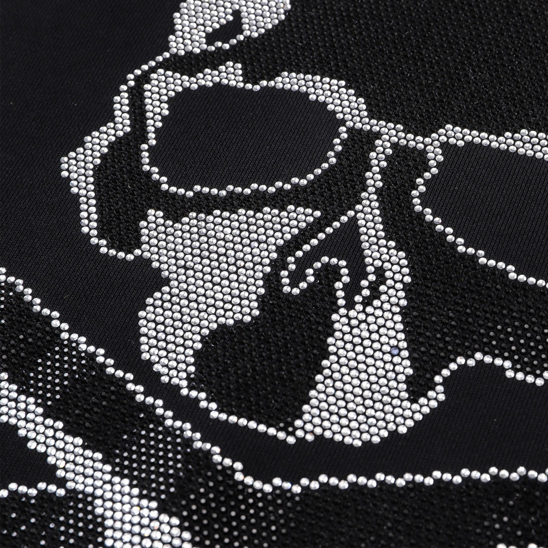 2025SS Sports Black Hoodie