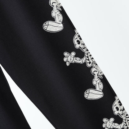 New-2025SS Sports Black Hoodie