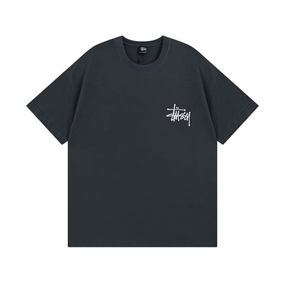 Ice cube pattern short-sleeved T-shirt