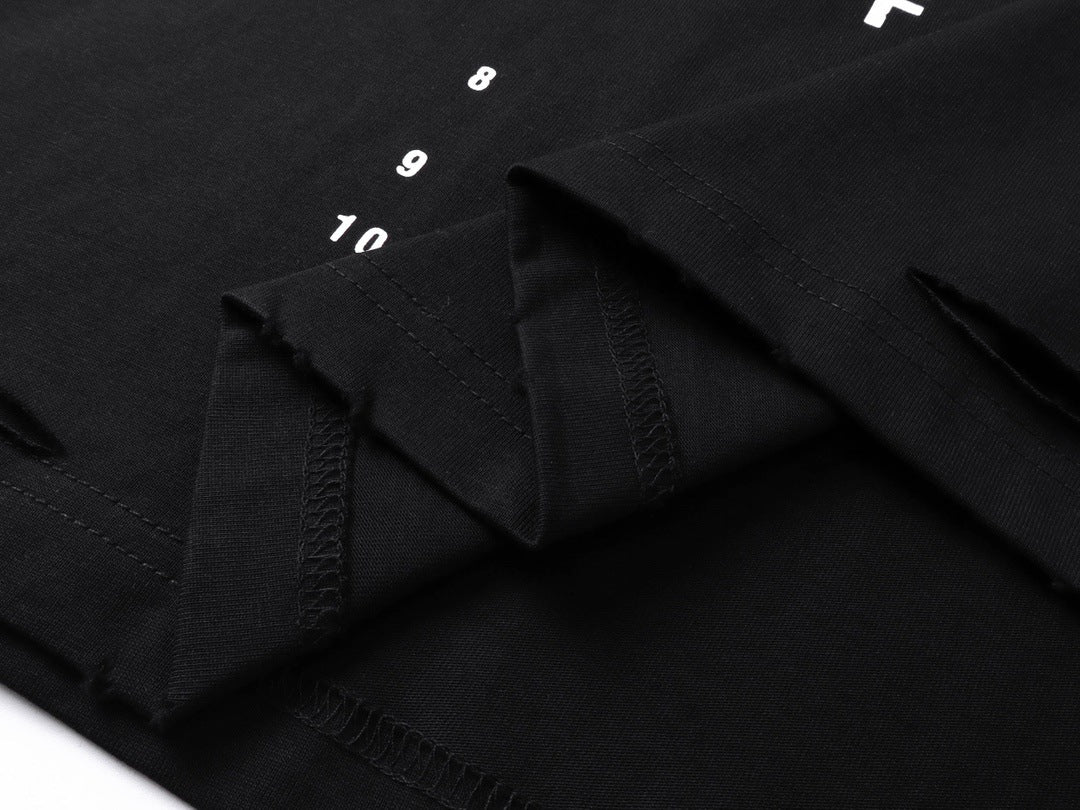 Letter embroidered T-shirt THOM TREND