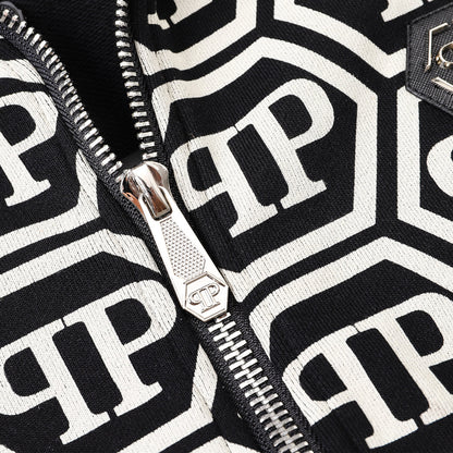 New 2025SS Sports Black Hoodie