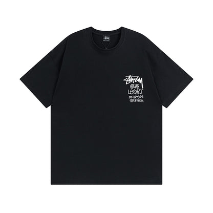 Surfing lettering short-sleeved T-shirt