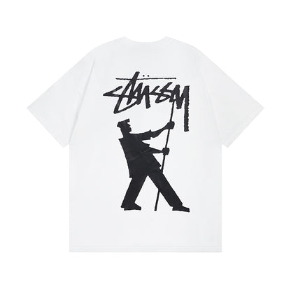 cartoon print T-shirt