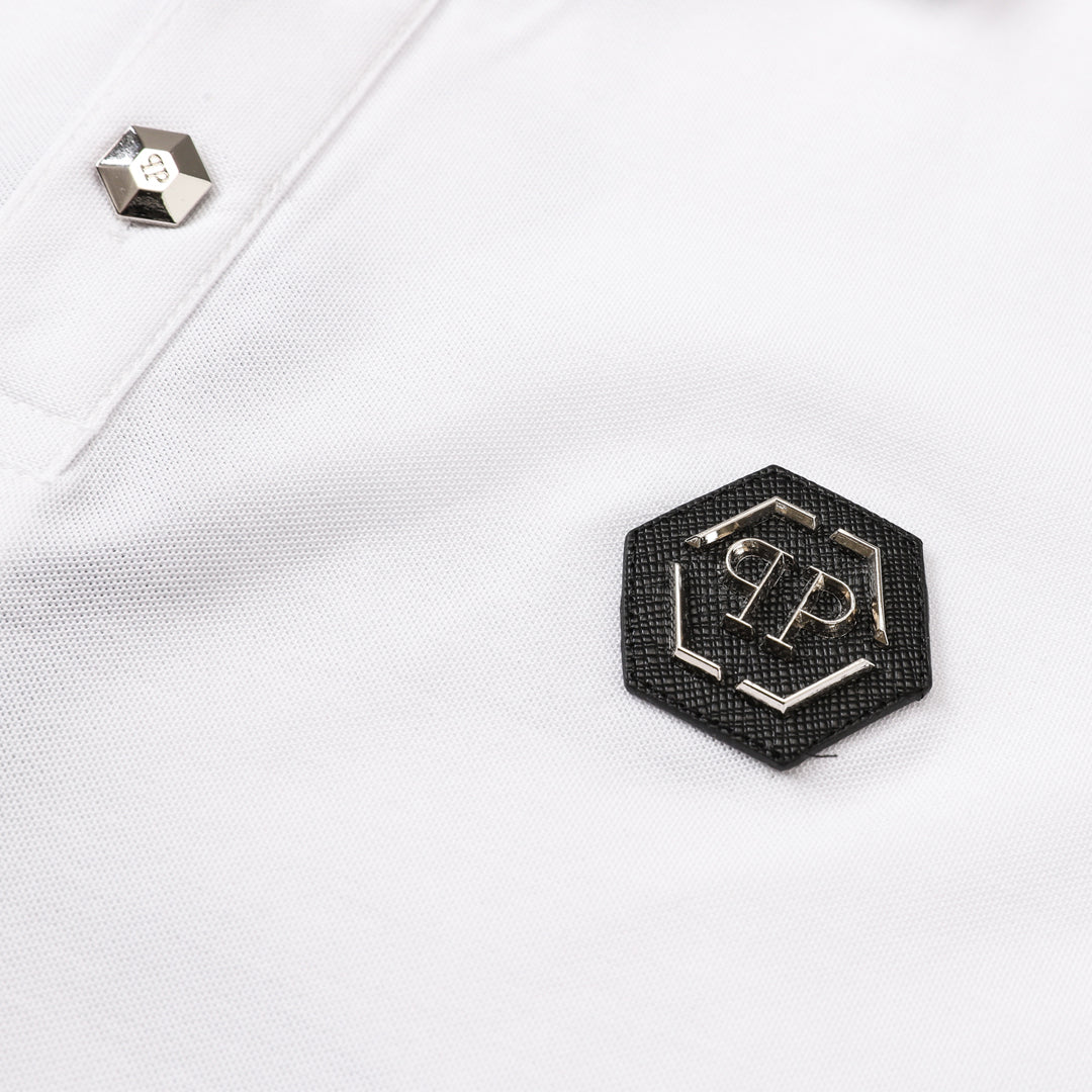 SOLO-2024ss White POLO shirt