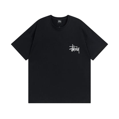 Ice cube pattern short-sleeved T-shirt