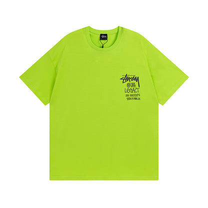 Surfing lettering short-sleeved T-shirt