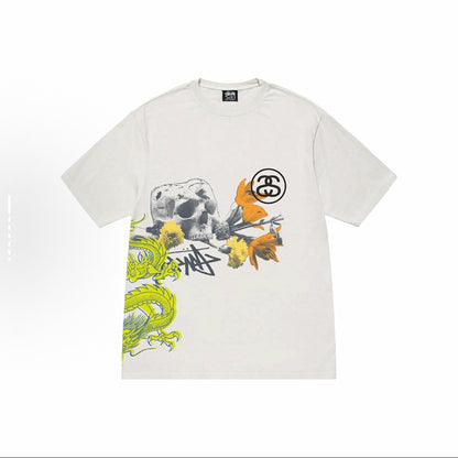 Printed short sleeves