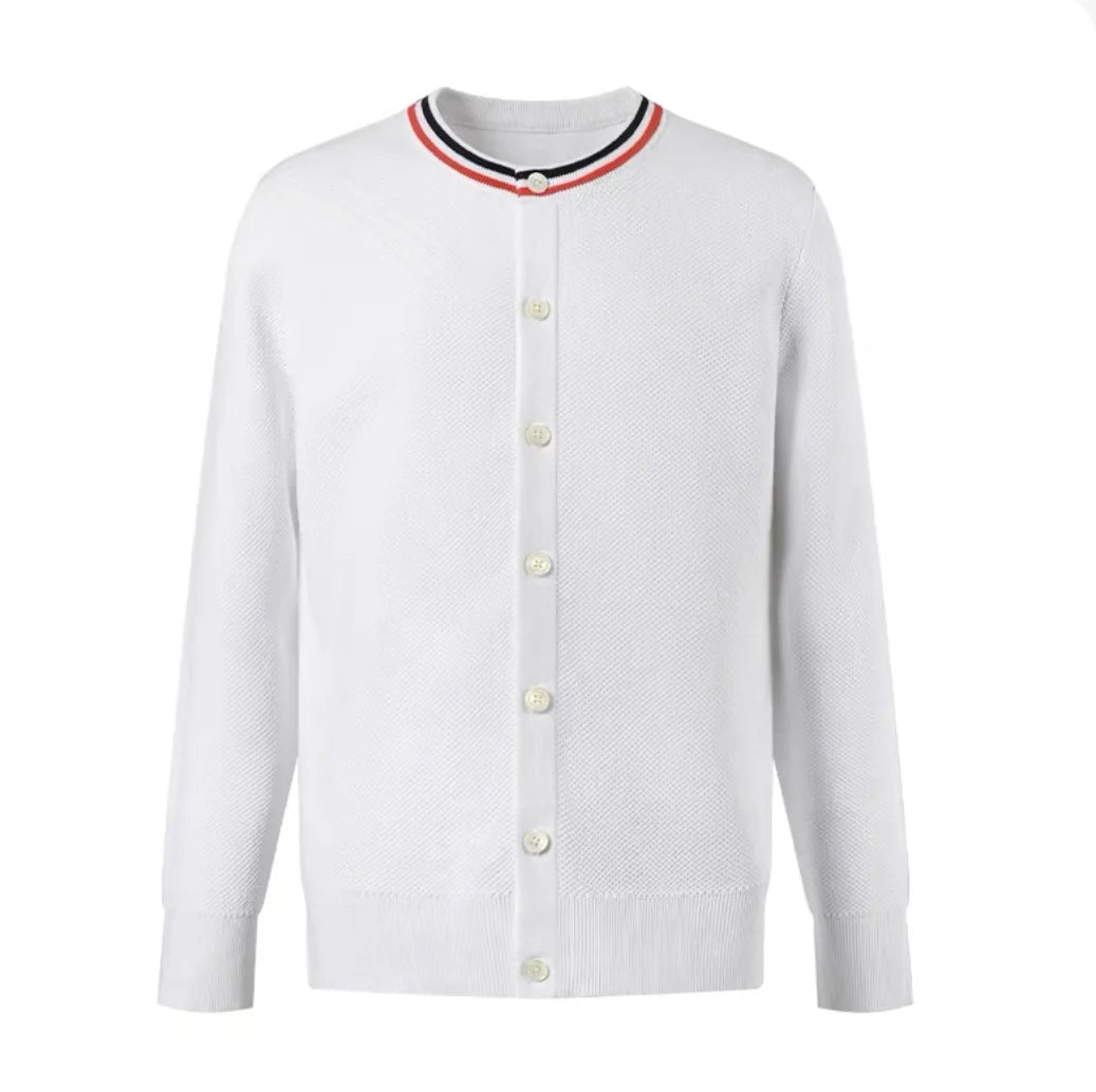 2025 Crew neck cardigan THOM TREND