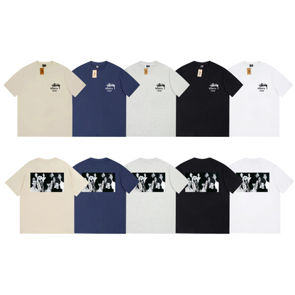 portrait print T-shirt