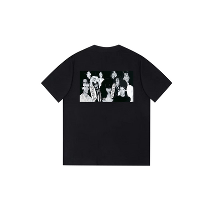 portrait print T-shirt