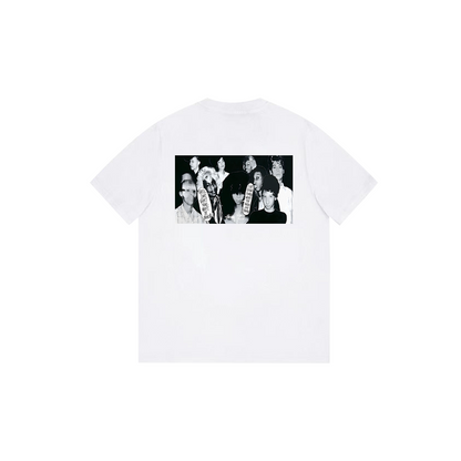 portrait print T-shirt