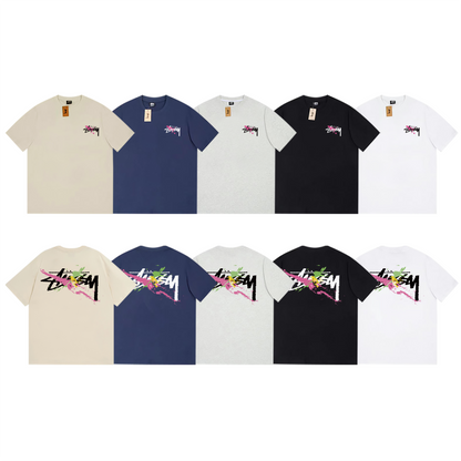 Colorful letter print T-shirt