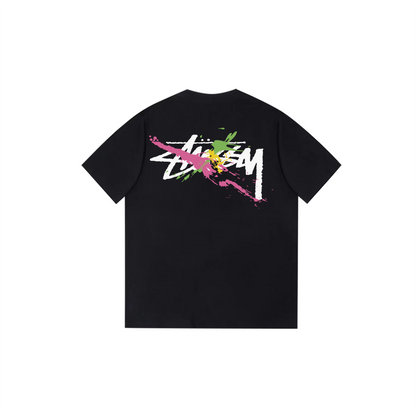 Colorful letter print T-shirt