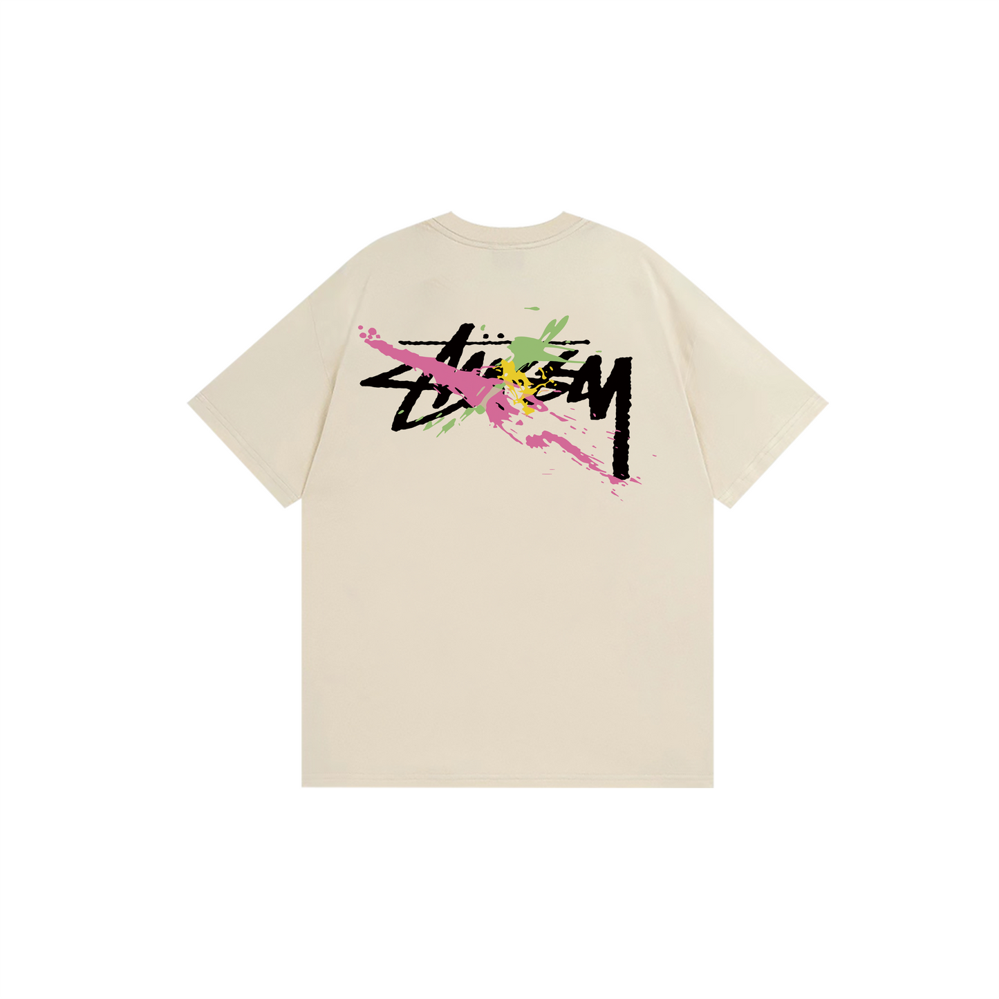 Colorful letter print T-shirt