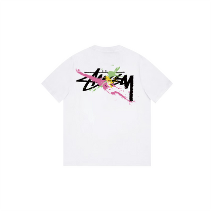 Colorful letter print T-shirt