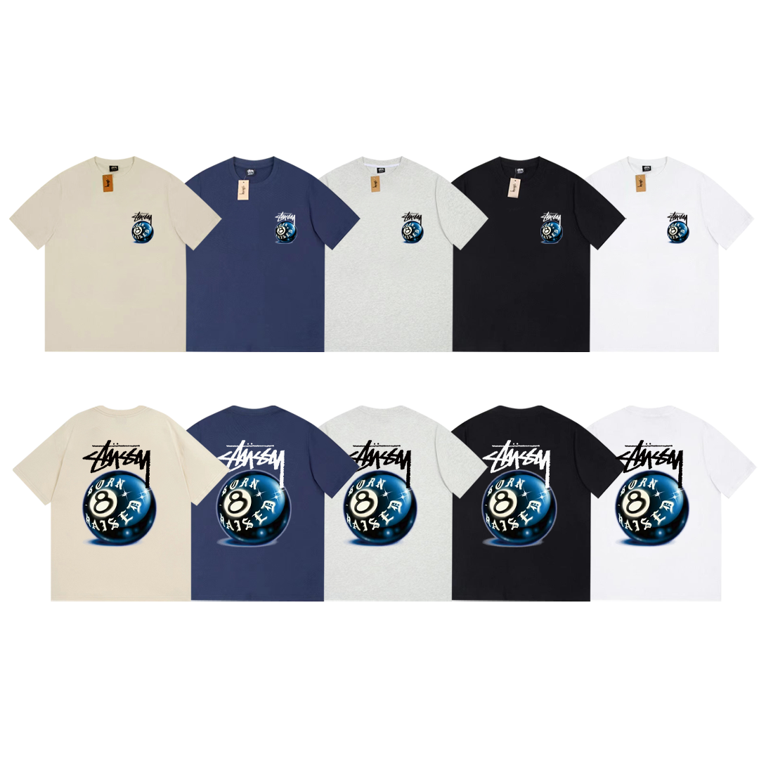8-ball printed T-shirt