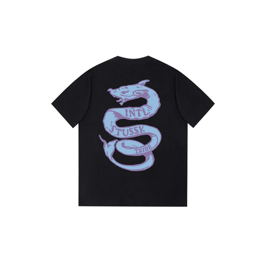 snake print T-shirt