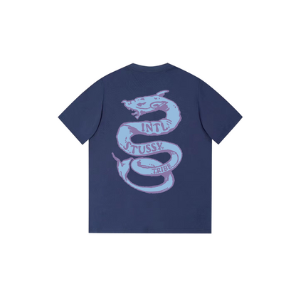 snake print T-shirt