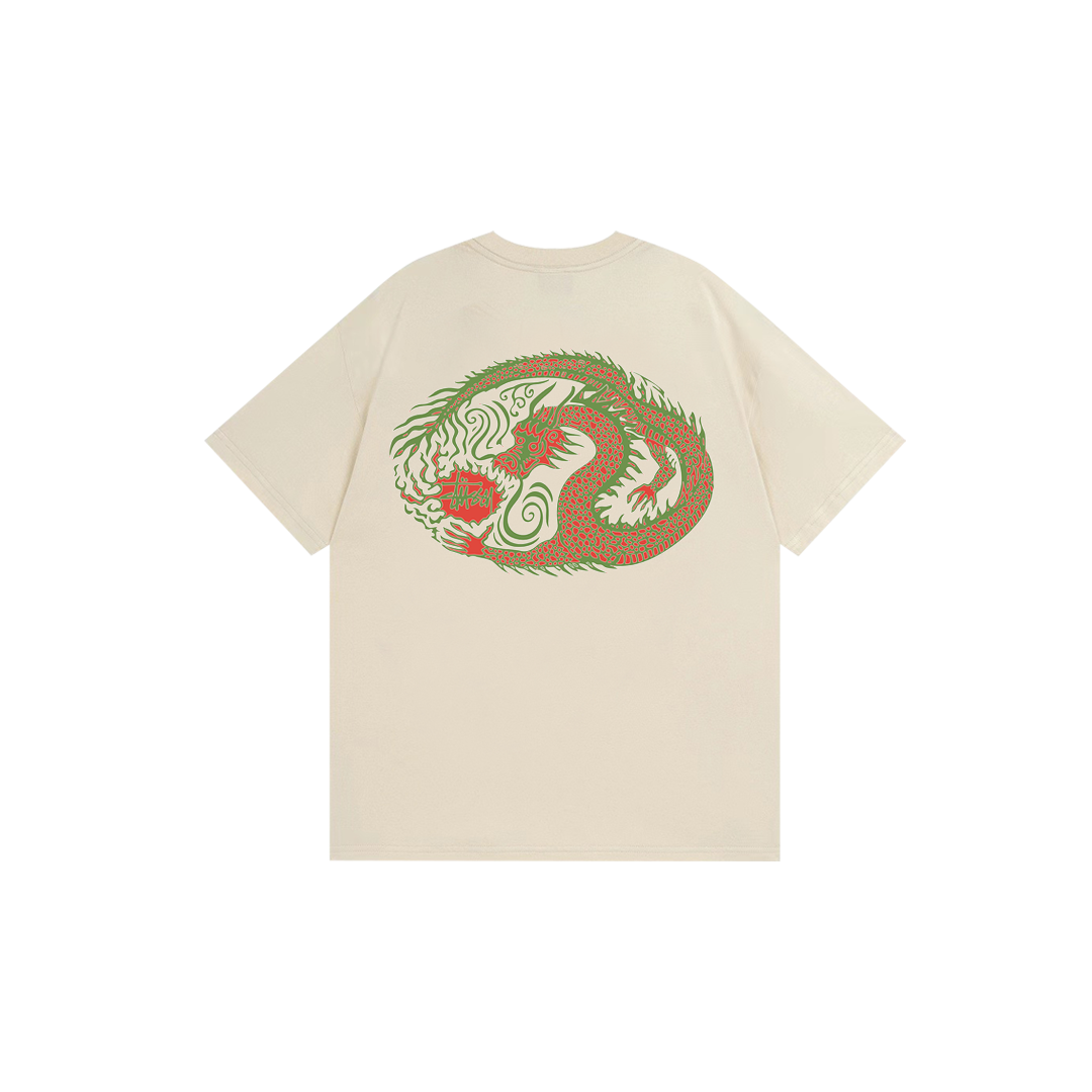 dragon print T-shirt