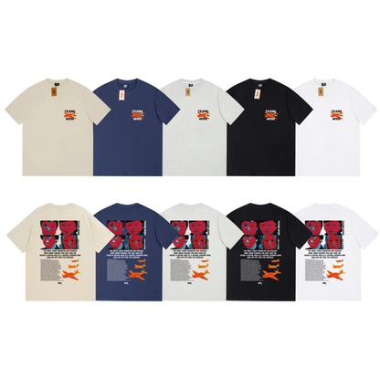 Portrait letter print T-shirt