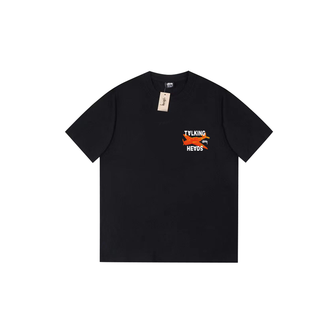 Portrait letter print T-shirt