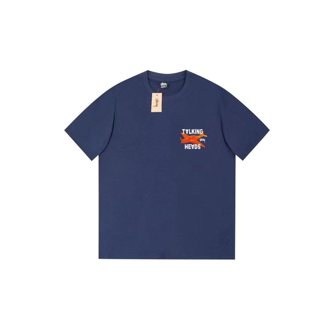 Portrait letter print T-shirt