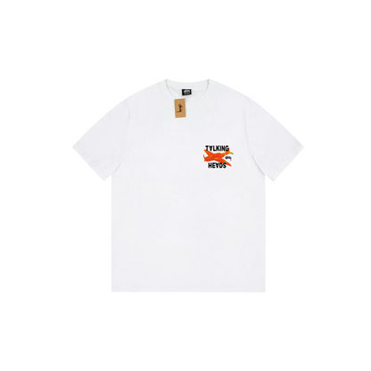 Portrait letter print T-shirt