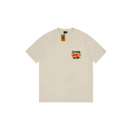 Portrait letter print T-shirt