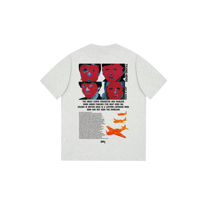 Portrait letter print T-shirt