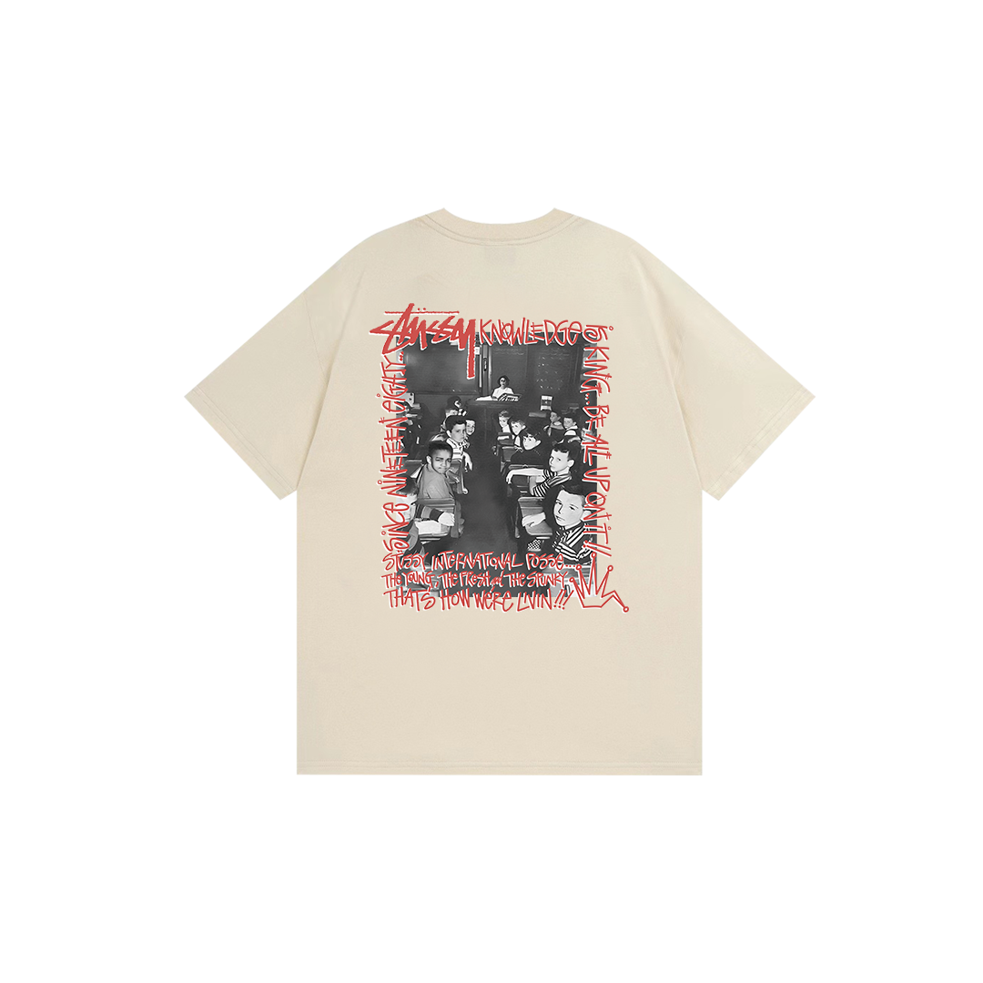 Classroom portrait print T-shirt