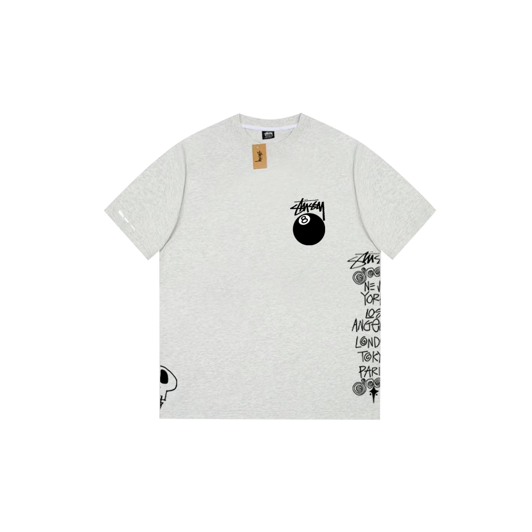 8-ball printed T-shirt