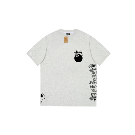 8-ball printed T-shirt