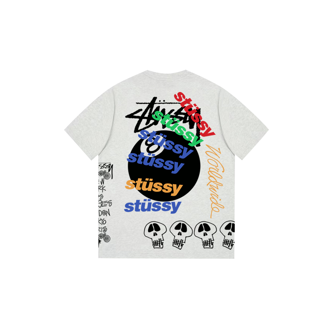 8-ball printed T-shirt