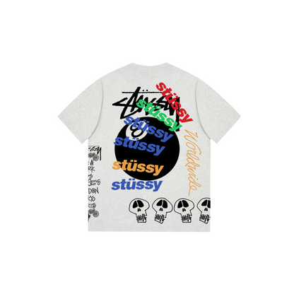 8-ball printed T-shirt