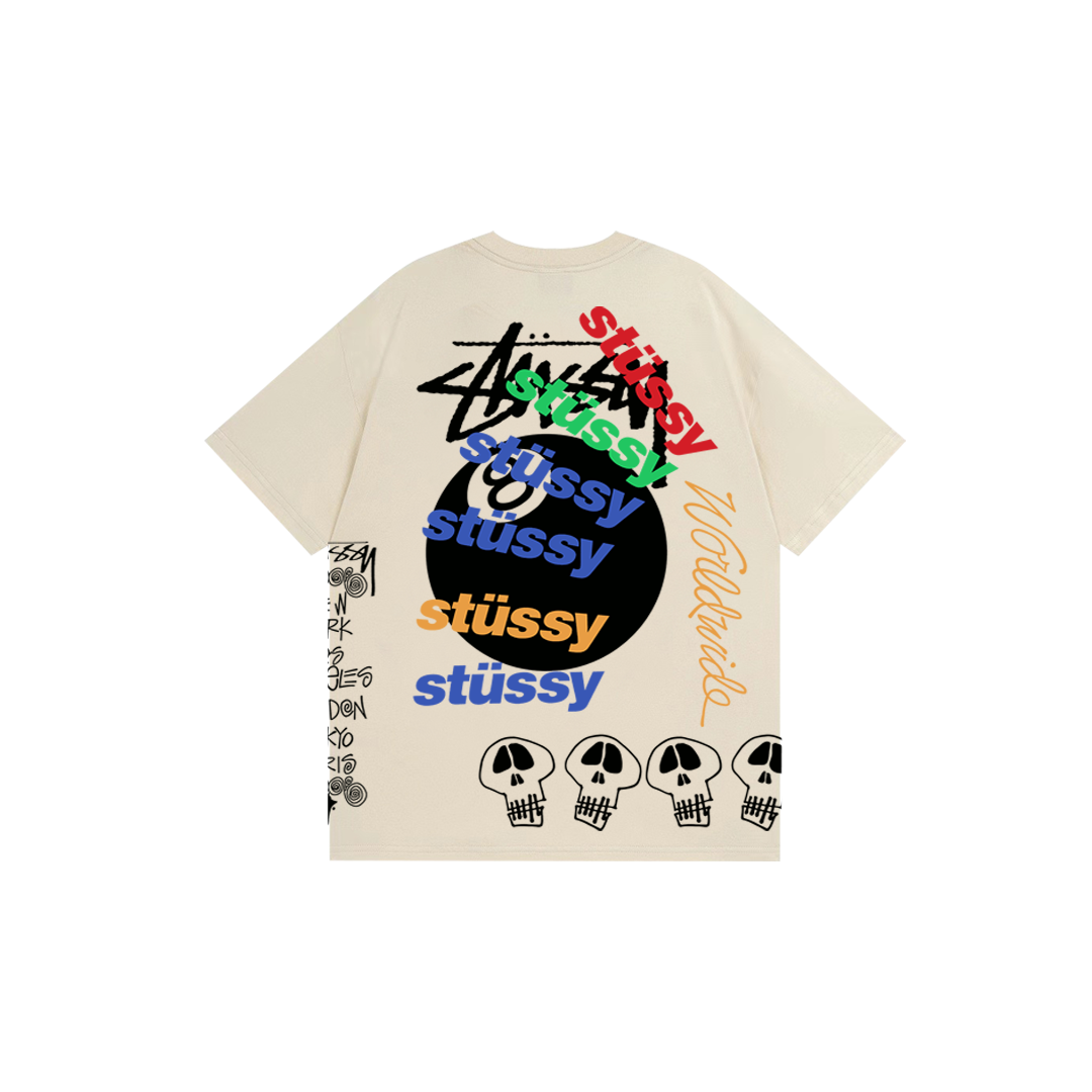 8-ball printed T-shirt
