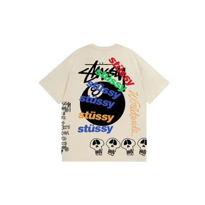 8-ball printed T-shirt